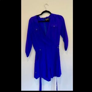 Blue Silk Yumi Kim Romper